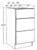 Ideal Cabinetry Danville Polar White Base Cabinet - BD21-DPW
