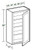 Ideal Cabinetry Danville Pebble Gray Wall Cabinet - W1536-DPG