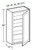 Ideal Cabinetry Danville Deep Onyx Wall Cabinet - W0936-DDO