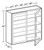 Ideal Cabinetry Danville Deep Onyx Wall Cabinet - Glass Doors - W3042PFG-DDO