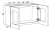 Ideal Cabinetry Portola Deep Onyx Wall Cabinet with Glass Doors - W3318PFG-PDO