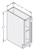 Cab-Tec Sturbridge White Kitchen Cabinet - SBW-TB09