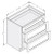 Cab-Tec Sturbridge White Kitchen Cabinet - SBW-DB36
