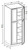 Ideal Cabinetry Douglas Vivid White Pantry Cabinet - U242490-DVW