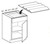 Ideal Cabinetry Douglas Vivid White Spice Drawer Insert - SDI21-DVW
