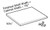 Ideal Cabinetry Douglas Vivid White Wall Cabinet Shelf Kits - SK0912-DVW