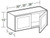 Ideal Cabinetry Douglas Valley Gray Wall Cabinet - W3615-DVG