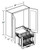 Ideal Cabinetry Douglas Valley Gray Wall Cabinet - W2430-PDSCR-DVG