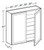Ideal Cabinetry Douglas Valley Gray Wall Cabinet - W3342-DVG