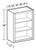 Ideal Cabinetry Douglas Valley Gray Wall Cabinet - Without Doors - W0930ND-DVG