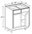 Ideal Cabinetry Douglas Valley Gray Base Cabinet - B33-DVG
