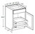 Ideal Cabinetry Douglas Valley Gray Base Cabinet - B18-2T-DVG