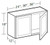 Ideal Cabinetry Douglas Valiant Onyx Wall Cabinet - W2418-DVO