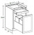 Ideal Cabinetry Douglas Valiant Onyx Base Cabinet - B2DWB21-DVO