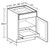 Ideal Cabinetry Douglas Vessel Blue Base Cabinet - B15-1T-DVB