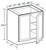 Ideal Cabinetry Douglas Vessel Blue Base Cabinet - B24FH-DVB