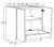 Ideal Cabinetry Douglas Vessel Blue Base Cabinet - B24FH-1T-DVB