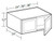 Ideal Cabinetry Douglas Verdant Green Wall Cabinet - W362412-DVA