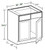 Ideal Cabinetry Douglas Verdant Green Double Door Vanity Sink Base Cabinet - VSB3621-DVA