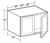 Ideal Cabinetry Douglas Vanguard Oak Wall Cabinet - W332415-DVK
