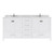 Virtu USA - Caroline Avenue 72" Double Bath Vanity in White with Cultured Marble Quartz Top and Square Sinks - GD-50072-CMSQ-WH-NM