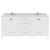 Virtu USA - Caroline Avenue 72" Double Bath Vanity in White with White Quartz Top and Round Sinks - GD-50072-DWQRO-WH-NM