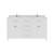 Virtu USA - Caroline 60" Double Bath Vanity in White with Cultured Marble Quartz Top and Round Sinks - MD-2060-CMRO-WH-NM