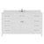 Virtu USA - Caroline 60" Single Bath Vanity in White with White Quartz Top and Round Sink - MS-2060-DWQRO-WH-NM