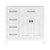 Virtu USA - Caroline Parkway 36" Single Cabinet in White - MS-2136L-CAB-WH