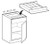 Ideal Cabinetry Lenox Vivid White Cutlery Divider Tray - CDT15-LVW