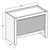 Cubitac Cabinetry Ridgefield Latte Appliance Garage - AG2418-RL