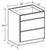 Ideal Cabinetry Lenox Valiant Onyx Base Cabinet - BCT30-LVO