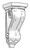 Cubitac Cabinetry Ridgefield Latte Corbel Plain - CV10-RL