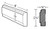 Ideal Cabinetry Lenox Verdant Green Contemporary Light Rail - LRV8-LVA