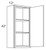 Boston Cabinetry Shaker White Kitchen Cabinet - W0942-SW