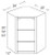 Boston Cabinetry Shaker White Kitchen Cabinet - GDWDC2430-SW