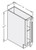 Cab-Tec Shaker Caramel Kitchen Cabinet - SC-TB09ADA