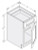 Cab-Tec Shaker Caramel Kitchen Cabinet - SC-B12ADA