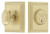Grandeur Hardware - Carre Square Single Cylinder Deadbolt in Satin Brass - CSQSGL - 839260