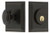 Grandeur Hardware - Carre Square Single Cylinder Deadbolt in Timeless Bronze - CSQSGL - 869724