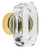 Grandeur Hardware -  Baguette Clear Crystal 1-9/16 Cabinet Knob in Polished Brass - CKBBCC40 - 800004