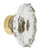 Grandeur Hardware -  Biarritz Crystal 1-3/4" Cabinet Knob in Satin Brass - CKBBIA - 603293