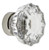 Grandeur Hardware -  Versailles Crystal 1-3/8" Cabinet Knob in Polished Nickel - CKBVER - 603301