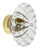 Grandeur Hardware -  Burgundy Crystal 1-3/4" Cabinet Knob in Satin Brass - CKBBUR - 603320