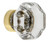 Grandeur Hardware -  Chambord Crystal 1-3/8" Cabinet Knob in Satin Brass - CKBCHM - 603338