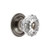 Grandeur Hardware -  Versailles Crystal 1-3/8" Cabinet Knob with Georgetown Rosette in Antique Pewter - CKBGEOVER - 603406