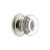 Grandeur Hardware -  Bordeaux Crystal 1-3/8" Cabinet Knob with Georgetown Rosette in Polished Nickel - CKBGEOBOR - 603436
