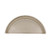 Grandeur Hardware -  Soleil Cup Pull 3" on Center in Polished Nickel - CPLSOL - 603452