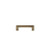 Grandeur Hardware -  Carre 3" Brass  Handle Pull on center in Vintage Brass - HPLCAR3 - 603460