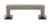 Grandeur Hardware -  Geneva 3" Brass Handle Pull on center in Antique Pewter - HPLGEN3 - 603476